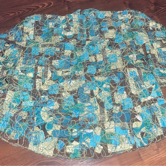 Diane Prekup Abstract Wearable Art Tunic Jacket One Size - Picture 6 of 6